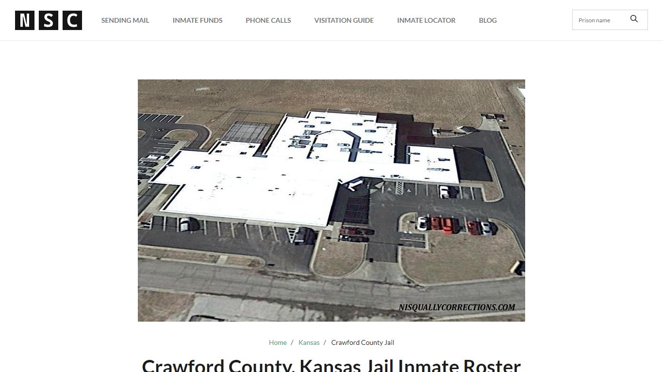 Crawford County, Kansas Jail Inmate List